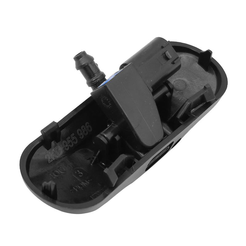 DURAFORCE Pair Heated Windshield Washer Spray Nozzle For VW Golf Jetta Bettle Touarge Eos