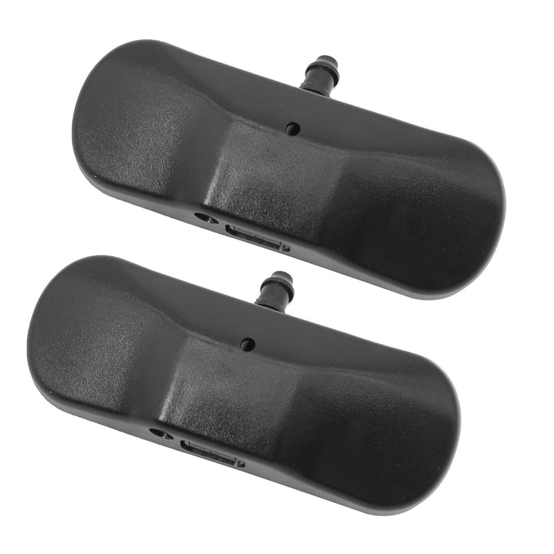 DURAFORCE Pair Heated Windshield Washer Spray Nozzle For VW Golf Jetta Bettle Touarge Eos