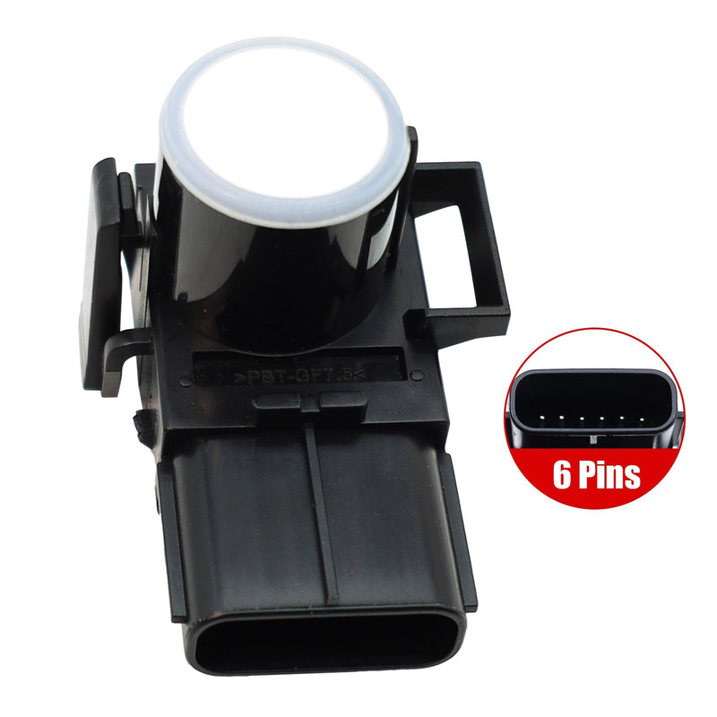 DURAFORCE White 1x Parking Sensor For Toyota Tundra Bumper 89341-33140 V70720124