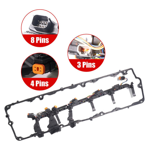 DURAFORCE Valve Cover Gasket Harness 1842380C95 For International Truck 04-07 DT466E / 530