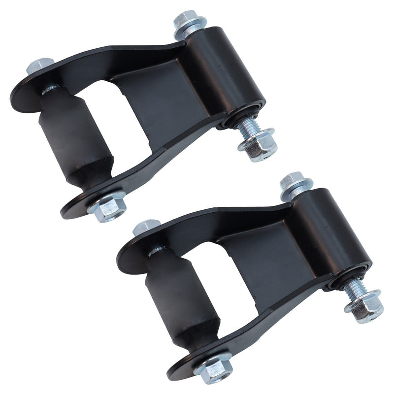 DURAFORCE Pair Of 2 Rear Leaf Spring Shackle Kit Left & Right For 97-11 Ford F150 F250