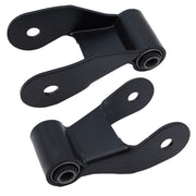 DURAFORCE Pair Of 2 Rear Leaf Spring Shackle Kit Left & Right For 97-11 Ford F150 F250