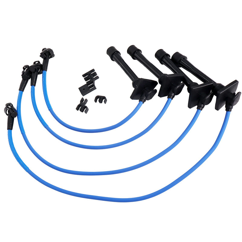 DURAFORCE New 4 x Spark Plug Wires For Toyota Corolla 1.8L Celica Geo l4 GAS 9091922327