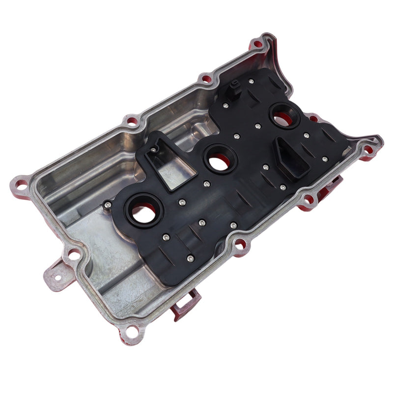 DURAFORCE 2 Red ALUMINUM Valve Cover Kit for 02-09 NISSAN Altima Maxima Murano Quest 3.5L