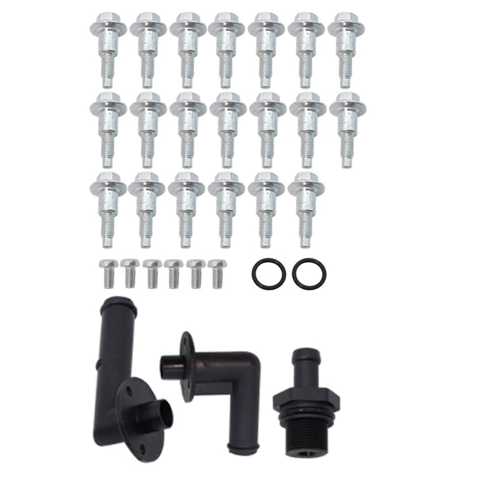 DURAFORCE 2 Red ALUMINUM Valve Cover Kit for 02-09 NISSAN Altima Maxima Murano Quest 3.5L