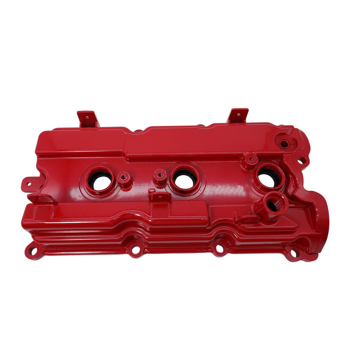 DURAFORCE 2 Red ALUMINUM Valve Cover Kit for 02-09 NISSAN Altima Maxima Murano Quest 3.5L