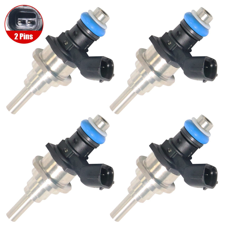 DURAFORCE 4Pcs OEM Fuel Injectors For 2007-2013 Mazda Speed 3 2.3L I4 L3K9-13-250A