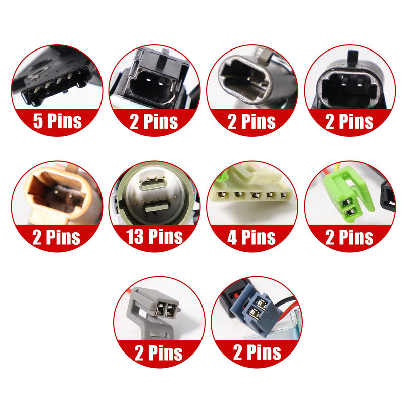 DURAFORCE 8677314 9PCS 4L60E 4L65E Transmission Solenoid Kit For Cadillac luxury Camaro