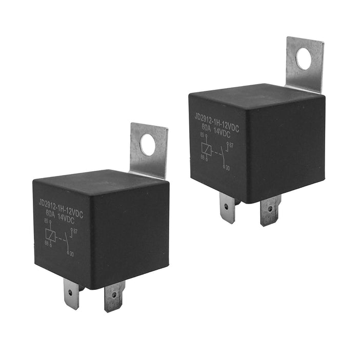 DURAFORCE 2x Fuel Shut off Solenoid Relay 80A 14V For 94-98 Dodge Cummins 5.9L