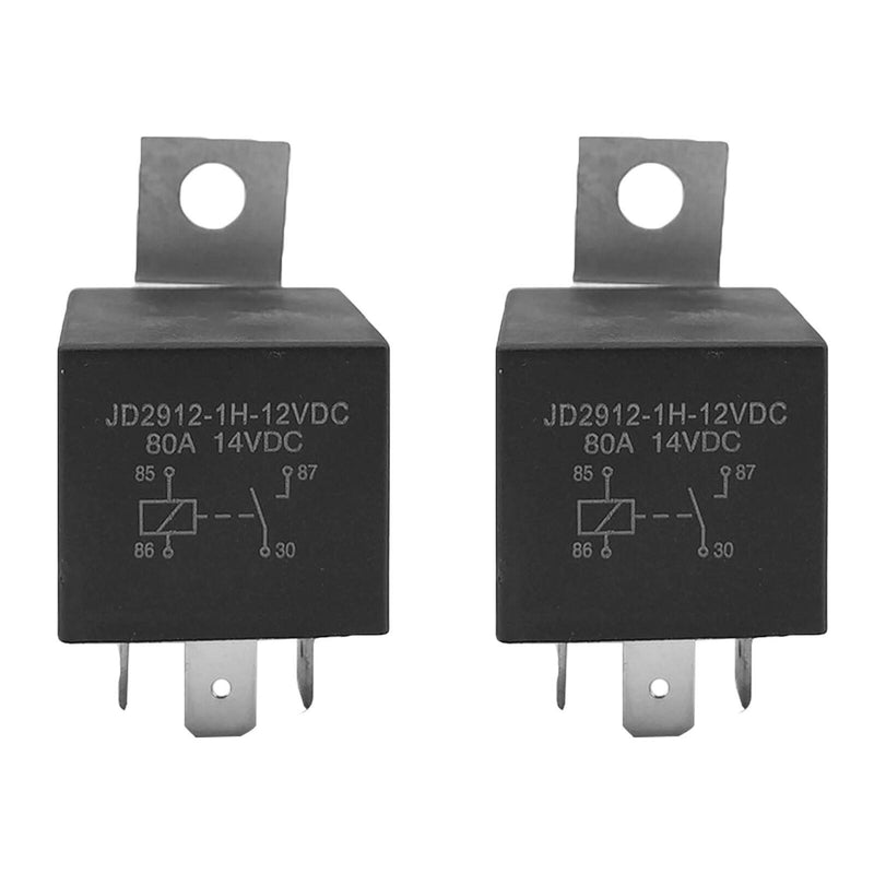 DURAFORCE 2x Fuel Shut off Solenoid Relay 80A 14V For 94-98 Dodge Cummins 5.9L