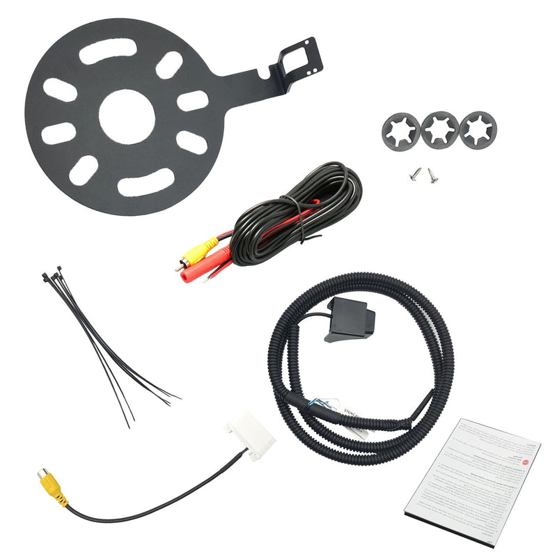 DURAFORCE Rear View Camera Backup Camera + Tire Bracket For Jeep Wrangler 2007-2018
