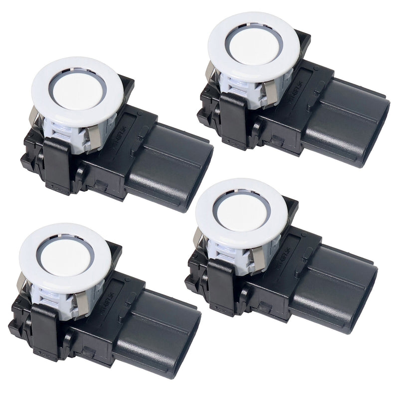 DURAFORCE 8934148010 4x For Toyota Sienna 11-17 Bumper PDC Parking Sensor + Retainer White