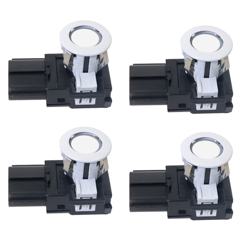 DURAFORCE 8934148010 4x For Toyota Sienna 11-17 Bumper PDC Parking Sensor + Retainer White