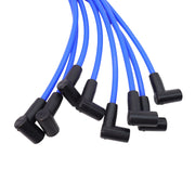 DURAFORCE For Ford Big Block FE 351C 8.5 mm 8x Blue HEI Distributors Spark Plug Wire Set
