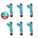 DURAFORCE 6Pcs Fuel Injectors For Toyota HILUX 4RUNNER LAND FORTUNER 02-12 23250-31010