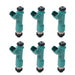 DURAFORCE 6Pcs Fuel Injectors For Toyota HILUX 4RUNNER LAND FORTUNER 02-12 23250-31010