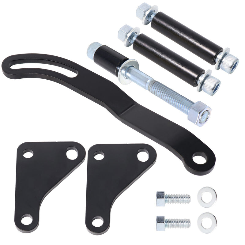 DURAFORCE SBC Black Saginaw Power Steering Pump Mounting Bracket For LWP SWP SB Chevy 327