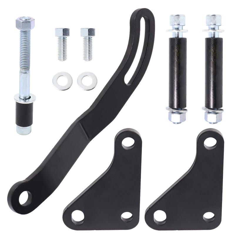 DURAFORCE SBC Black Saginaw Power Steering Pump Mounting Bracket For LWP SWP SB Chevy 327
