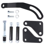 DURAFORCE SBC Black Saginaw Power Steering Pump Mounting Bracket For LWP SWP SB Chevy 327