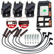 DURAFORCE Control Module&Ignition Coils&Spark Plug&Wires For 1990-2004 Buick Regal 3.8L V6