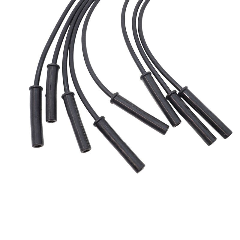 DURAFORCE For Ford Big Block FE 351C 8.5 mm 8x Black HEI Distributors Spark Plug Wire Set