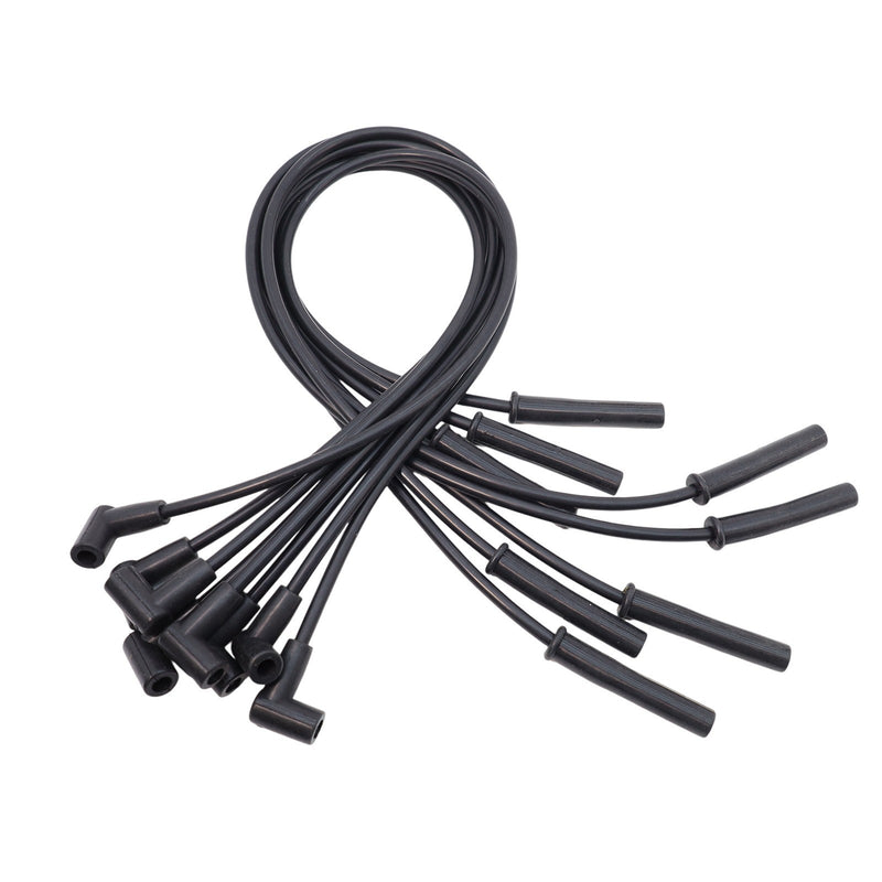 DURAFORCE For Ford Big Block FE 351C 8.5 mm 8x Black HEI Distributors Spark Plug Wire Set