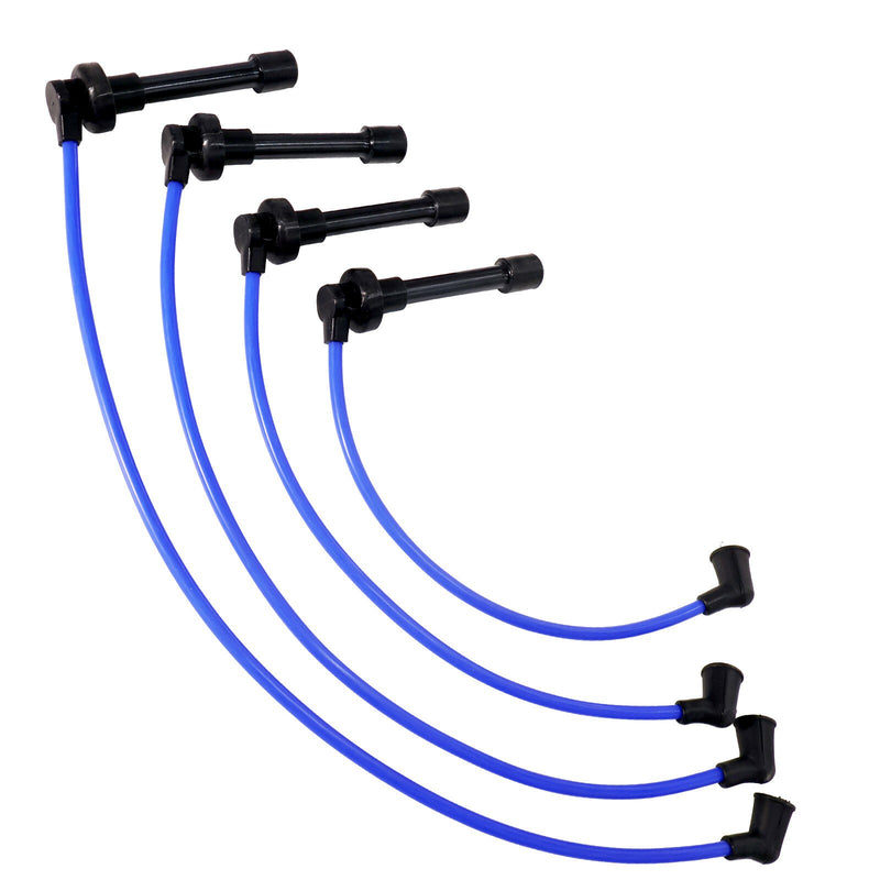 DURAFORCE 4Pcs Spark Plug Wires 32722P2FA03 Fit for Honda Civic 1.6L L4 1.5L SOHC CNG