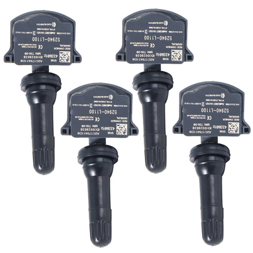 DURAFORCE 52940L1100 For Hyundai Elantra Tucson Santa Kia Sportage 4x Tire Pressure Sensor