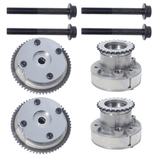 DURAFORCE 4Pcs Exhaust + Intake VVT Cam Gears with Bolt For Ford Edge F-150 AT4Z6C526B New