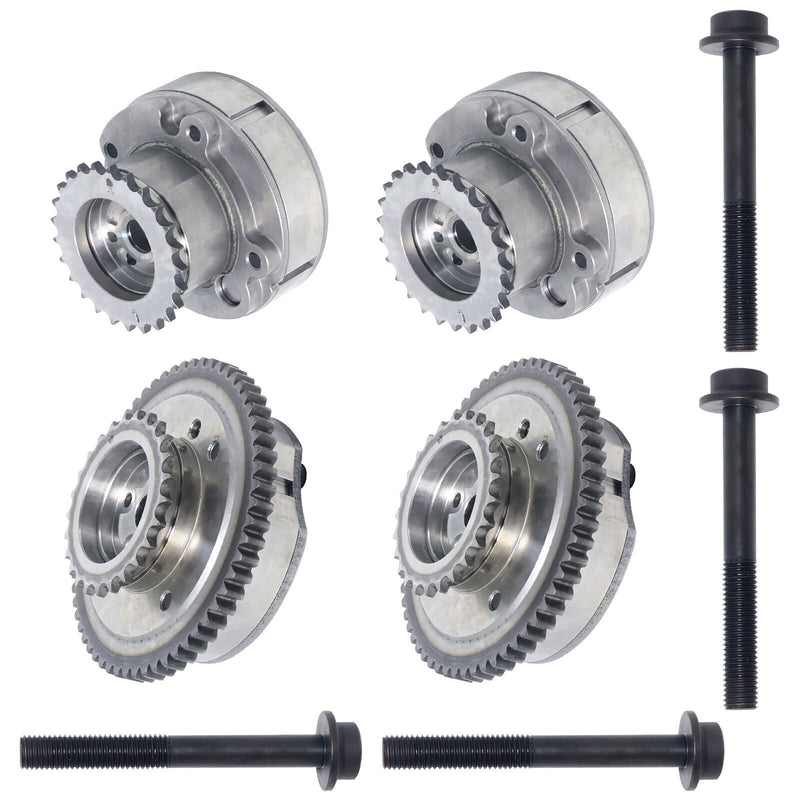DURAFORCE 4Pcs Exhaust + Intake VVT Cam Gears with Bolt For Ford Edge F-150 AT4Z6C526B New