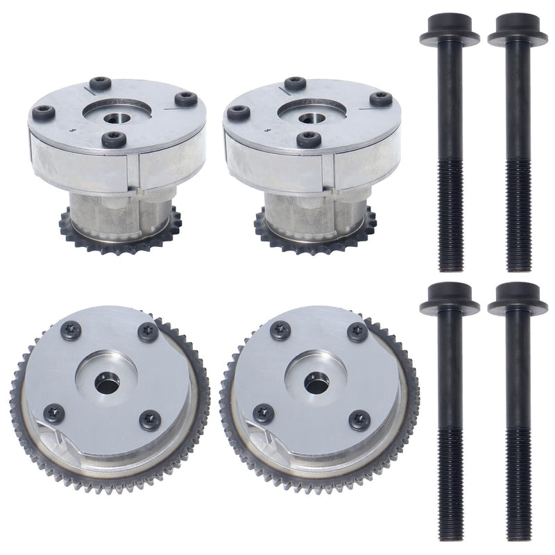 DURAFORCE 4Pcs Exhaust + Intake VVT Cam Gears with Bolt For Ford Edge F-150 AT4Z6C526B New