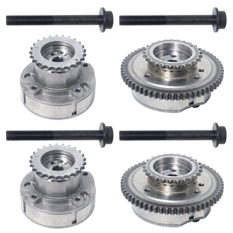 DURAFORCE 4Pcs Exhaust + Intake VVT Cam Gears with Bolt For Ford Edge F-150 AT4Z6C526B New