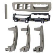 DURAFORCE 6x Door Grab Handle Cover Switch Bezel for VW Jetta Golf Bora MK4 99-04 LHD Gray