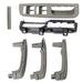 DURAFORCE 6x Door Grab Handle Cover Switch Bezel for VW Jetta Golf Bora MK4 99-04 LHD Gray