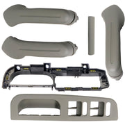 DURAFORCE 6x Door Grab Handle Cover Switch Bezel for VW Jetta Golf Bora MK4 99-04 LHD Gray