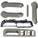 DURAFORCE 6x Door Grab Handle Cover Switch Bezel for VW Jetta Golf Bora MK4 99-04 LHD Gray
