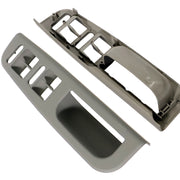 DURAFORCE 6x Door Grab Handle Cover Switch Bezel for VW Jetta Golf Bora MK4 99-04 LHD Gray