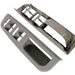 DURAFORCE 6x Door Grab Handle Cover Switch Bezel for VW Jetta Golf Bora MK4 99-04 LHD Gray