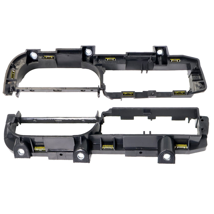 DURAFORCE 6x Door Grab Handle Cover Switch Bezel for VW Jetta Golf Bora MK4 99-04 LHD Gray