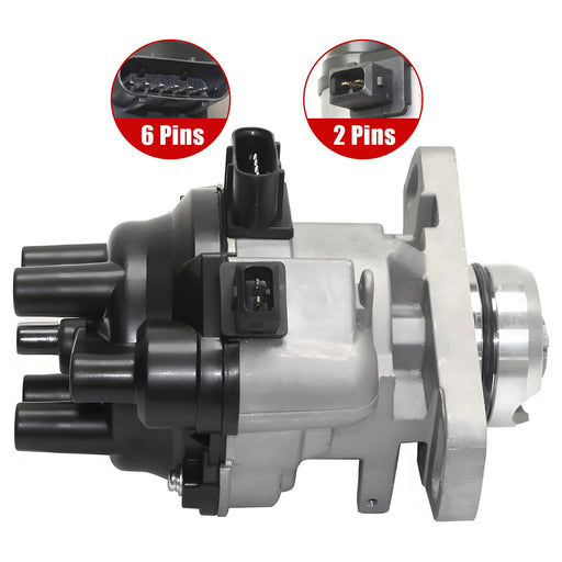 DURAFORCE 6T57171 1x Ignition Distributor Assembled For Dodge Eagle Mitsubishi 1.5L