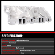 DURAFORCE Aluminum Dual Plane RPM Intake For 55-86 SBC Small Block Chevy 350 383 400