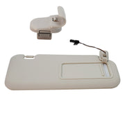 DURAFORCE Right Side Gray Sun Visor W/ Light &Clip For Mazda 3 2010-2013 BBM369270C75