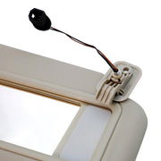 DURAFORCE Right Side Gray Sun Visor W/ Light &Clip For Mazda 3 2010-2013 BBM369270C75