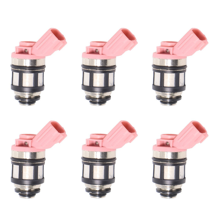 DURAFORCE 6Pcs For 96-04 Nissan QX4 QUEST Pathfinder 3.3L 16600-9S200 Fuel Injectors