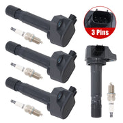 DURAFORCE 4Pcs Ignition Coils & Spark Plugs For Honda CIVIC 1.8L 2006-2011 30520RNAA01 New