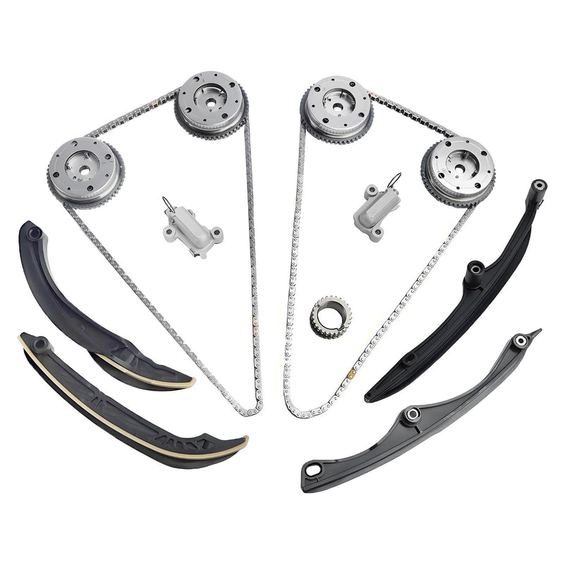 DURAFORCE For Ford F150 3.5L 17-23 HL3Z6268A Phasers Timing Chains Guides Tensioners Kit