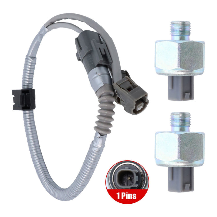 DURAFORCE 2x Knock Sensor w/ Harness 89615-12090 For Toyota Avalon Camry Lexus ES300 IS300
