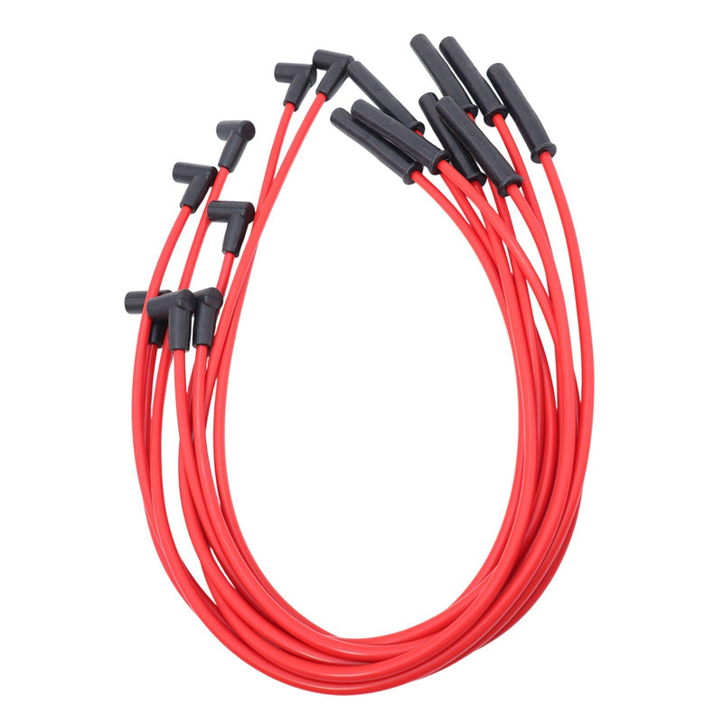 DURAFORCE For Ford Big Block FE 351C 8.5 mm 8x Red HEI Distributors Spark Plug Wire Set