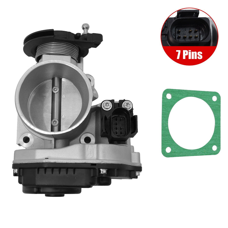 DURAFORCE Throttle Body w/ Gasket For Audi A4 Quattro Volkswagen Passat L4 1.8L 058133063Q