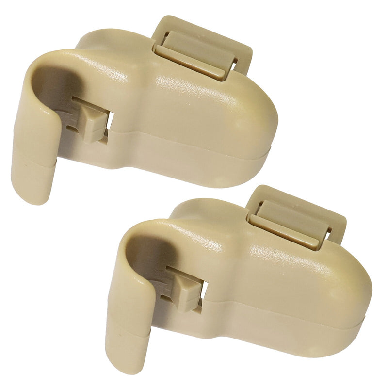 DURAFORCE For Mazda 3 Mazda 6 Mazda MPV 2X Sun Visor Clip Beige NEW LC6269261B30